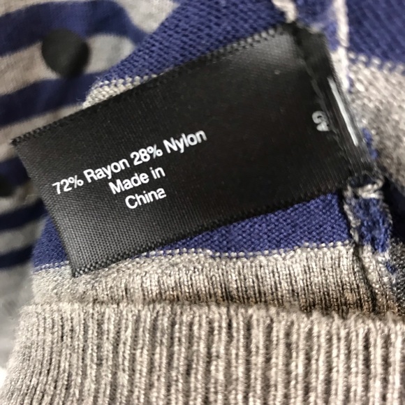 Lane Bryant Polka Dot Striped Sweater - Picture 5 of 6